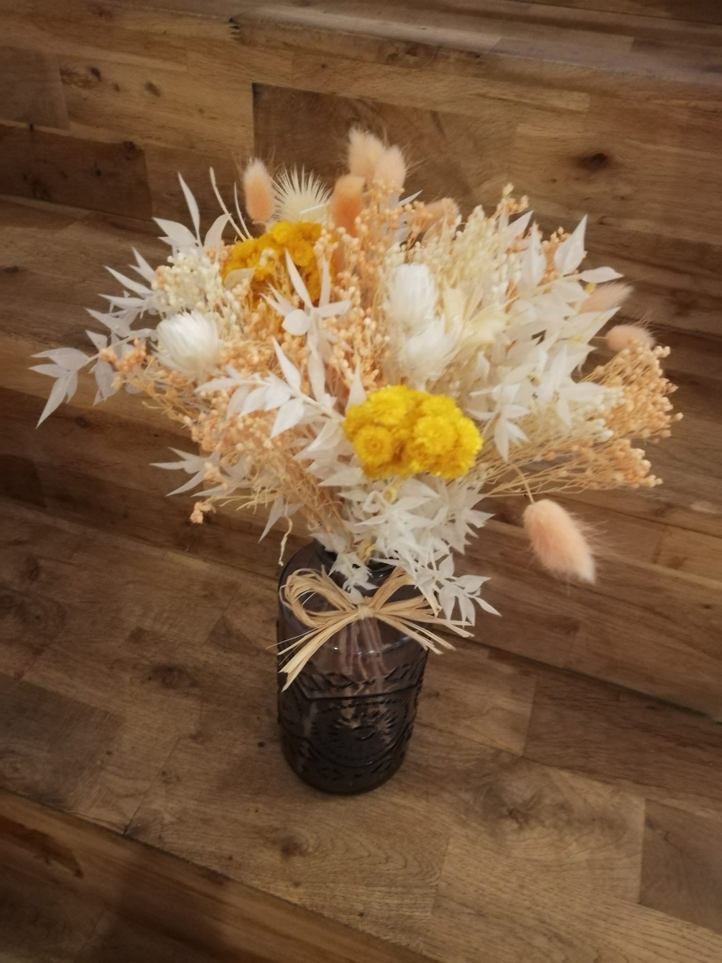 Bouquet fleurs séchées Tendresse