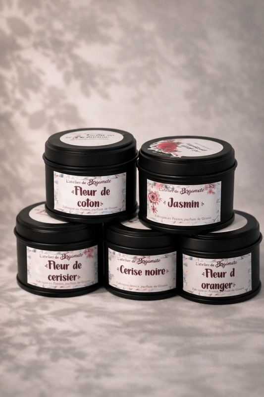 Bougie cerise noire