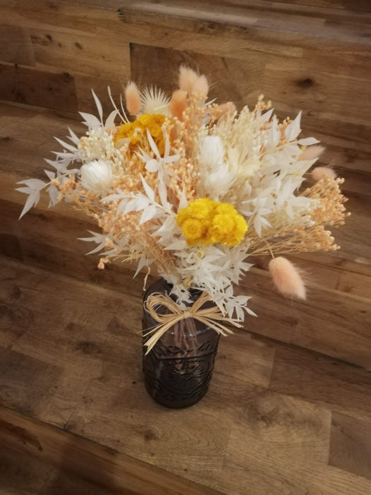 Bouquet fleurs séchées Tendresse