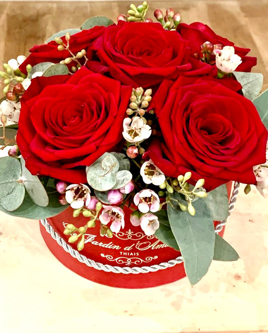Boîte fleuri Ti Amo (taille S)