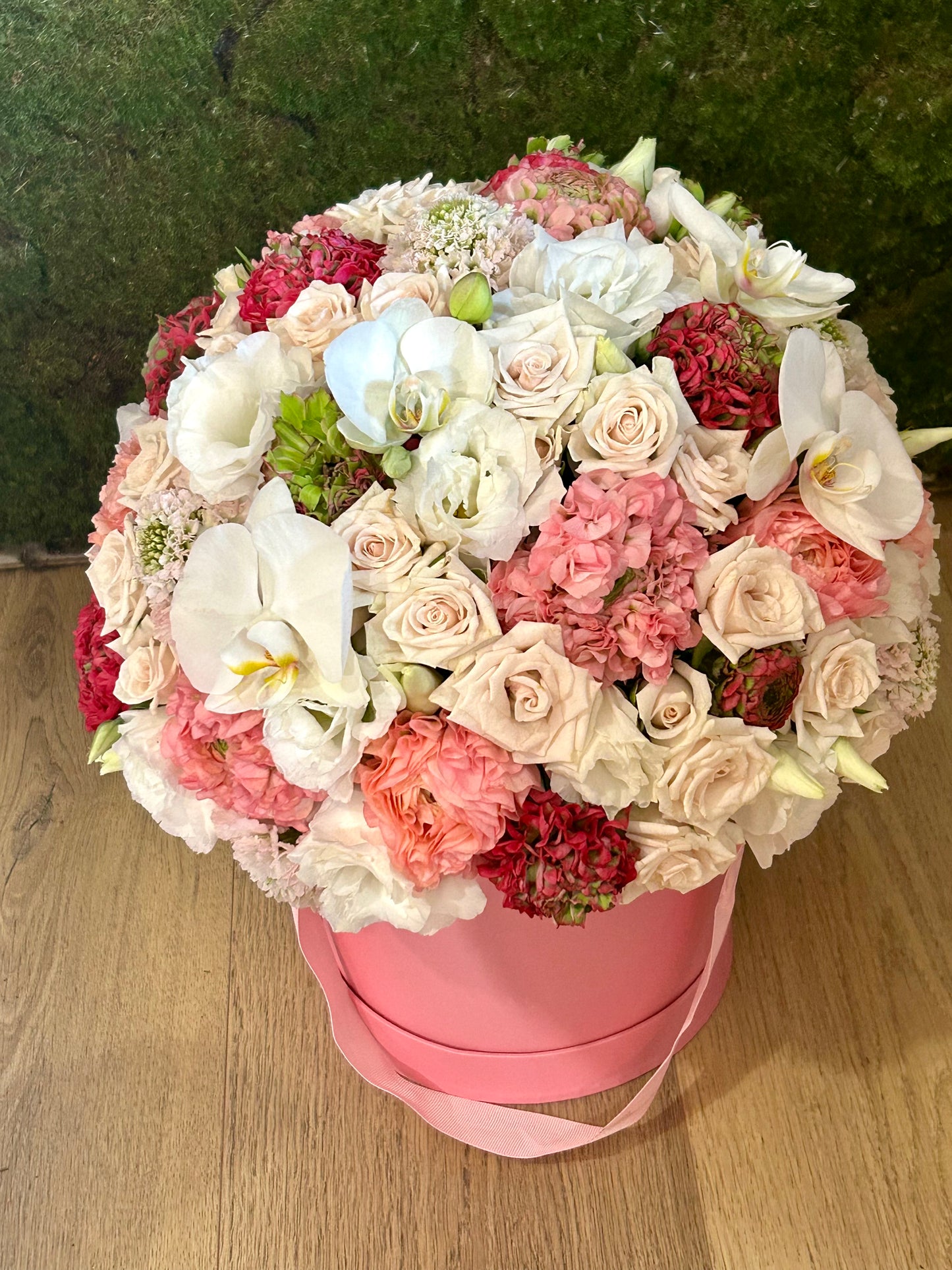 Boîte fleuri Passionnément (taille XL)