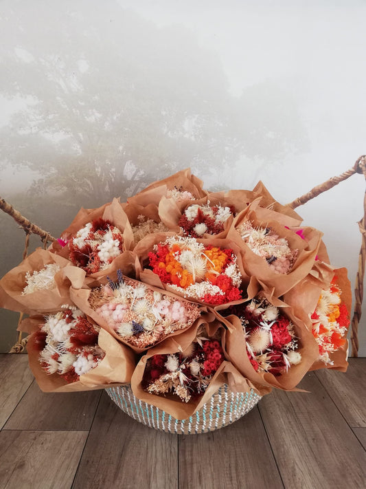 Bouquet fleurs séchées